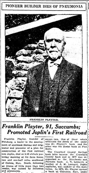 Bill Caldwell: Franklin Playter was a preeminent promoter